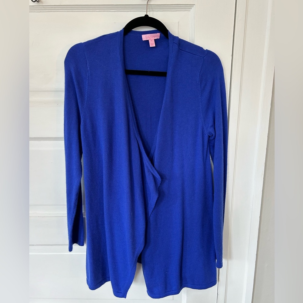 Lilly Pullitzer Bright Blue Cardigan